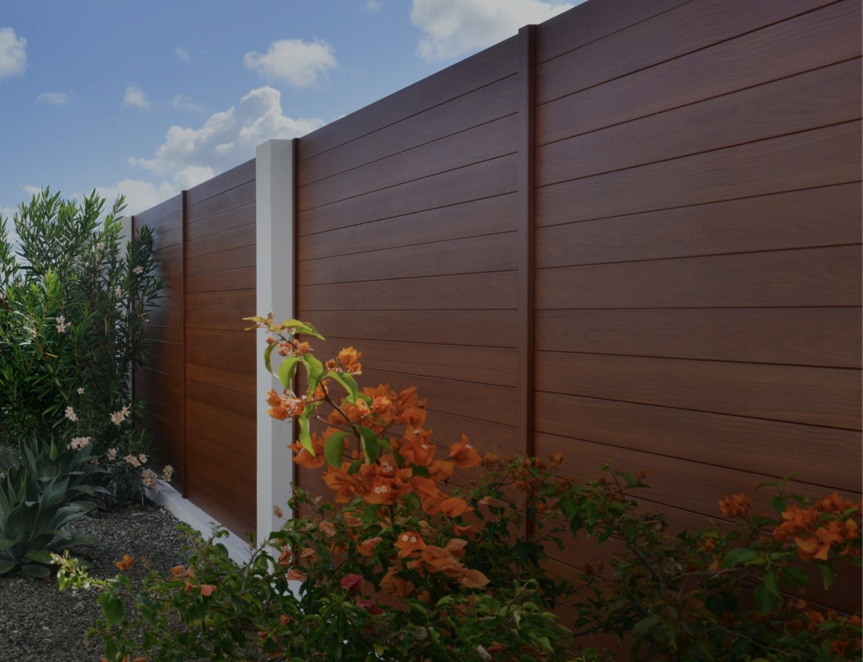 Zone Zero compliant aluminum fencing